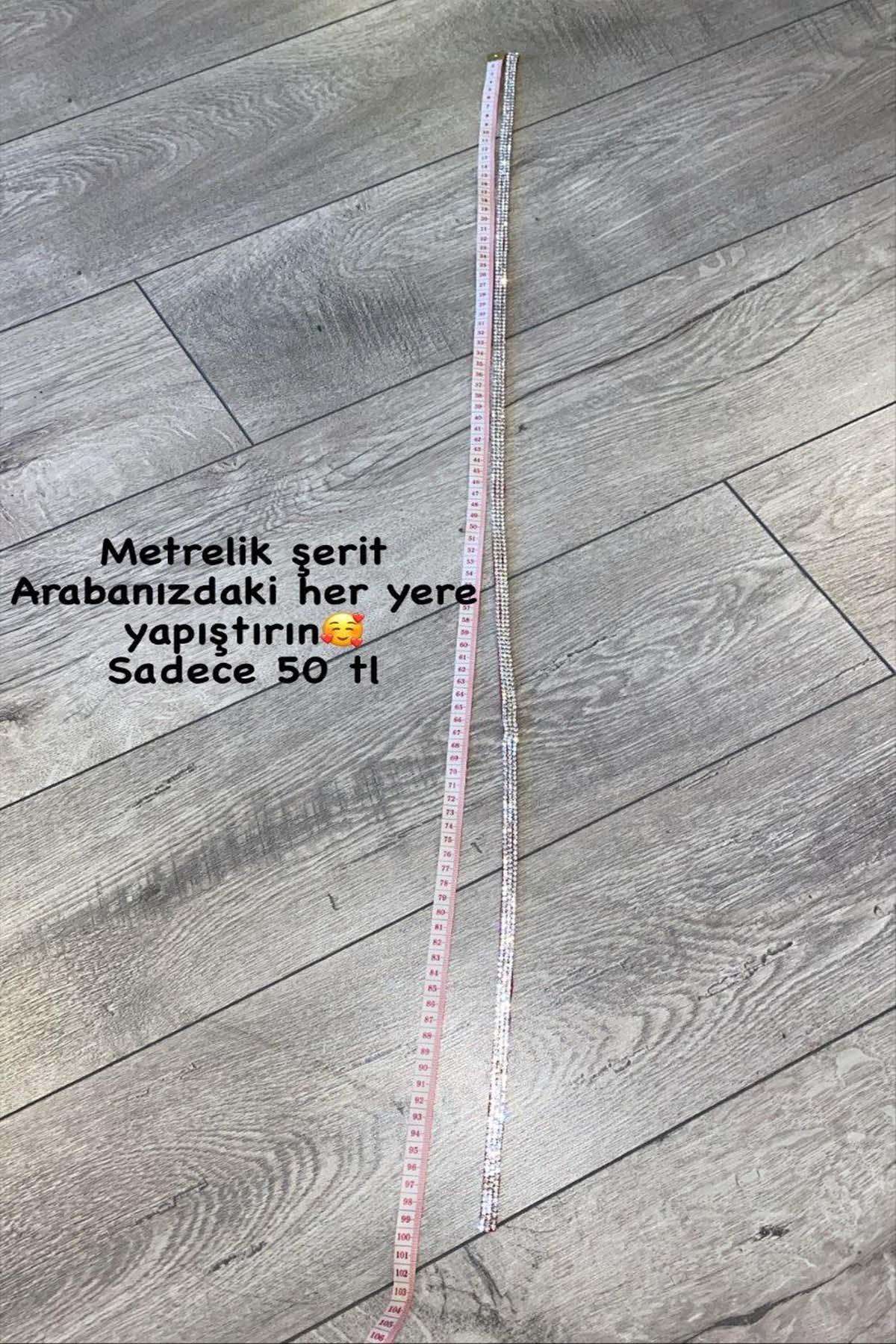 1 Mt Araç Içi Yapışkanlı Şerit Swarovski Taş