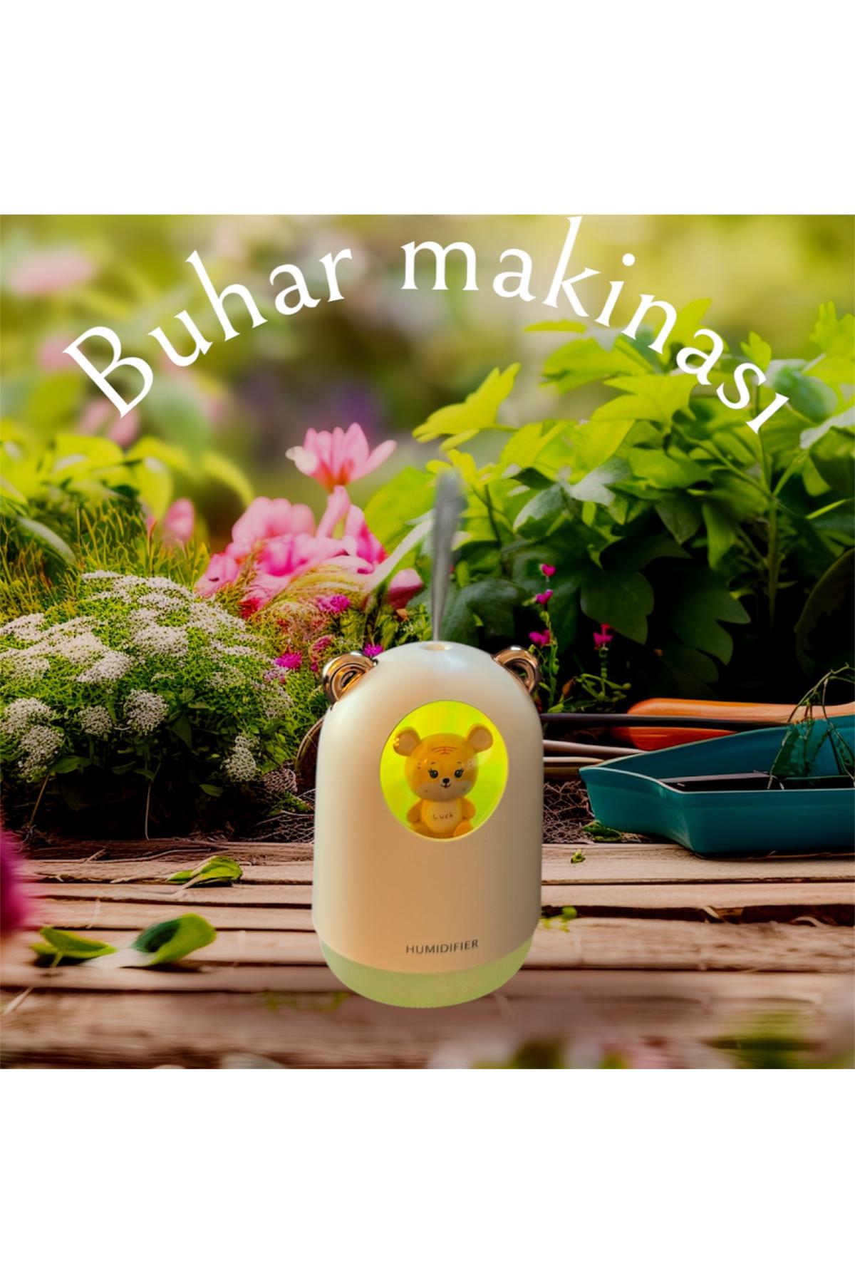 IŞIK GÖRSELLİ AROMATERAPİ BUHAR MAKİNASI (İÇİNE RAHATLATICI YAĞ KULLANABİLİRSİNİZ)