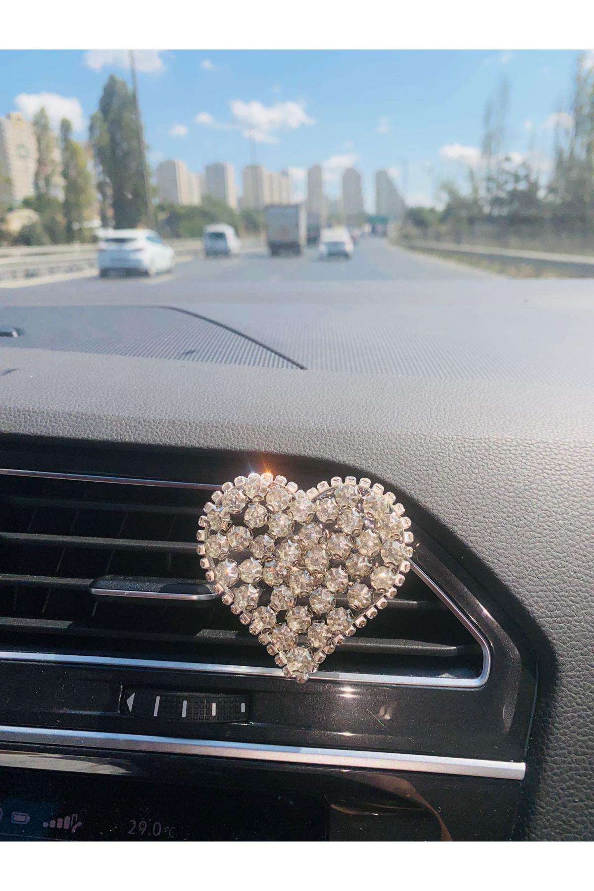 Kalp Şeklinde Araç Içi Fan Süsü