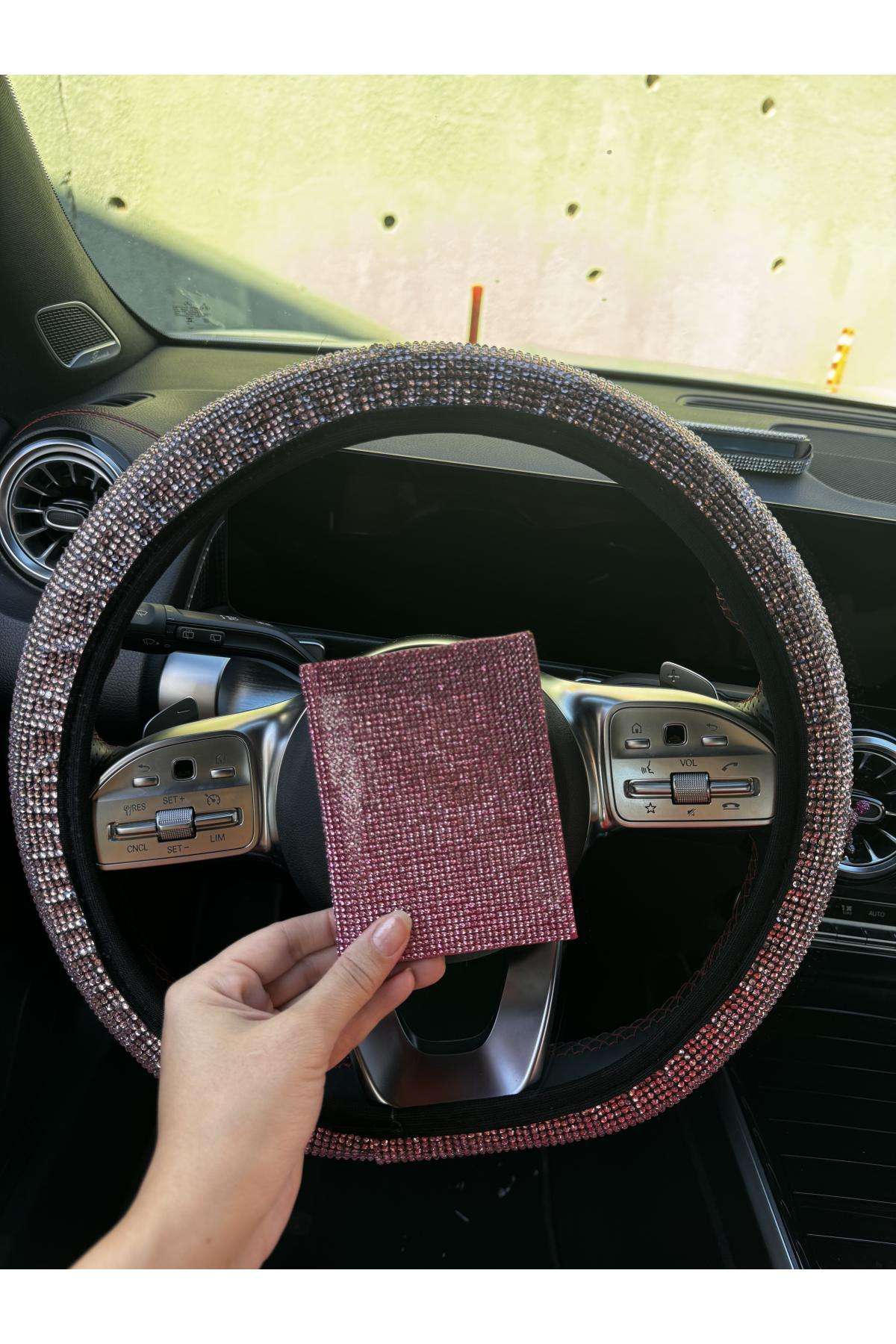 PEMBE TAŞLI RUHSAT KILIFI