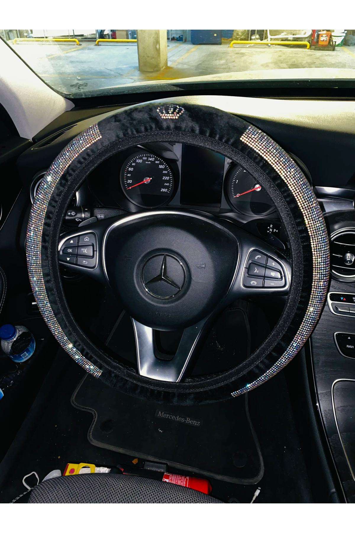 Peugeot Yarım Ay Swarovski janJan Taş Direksiyon Kılıfı