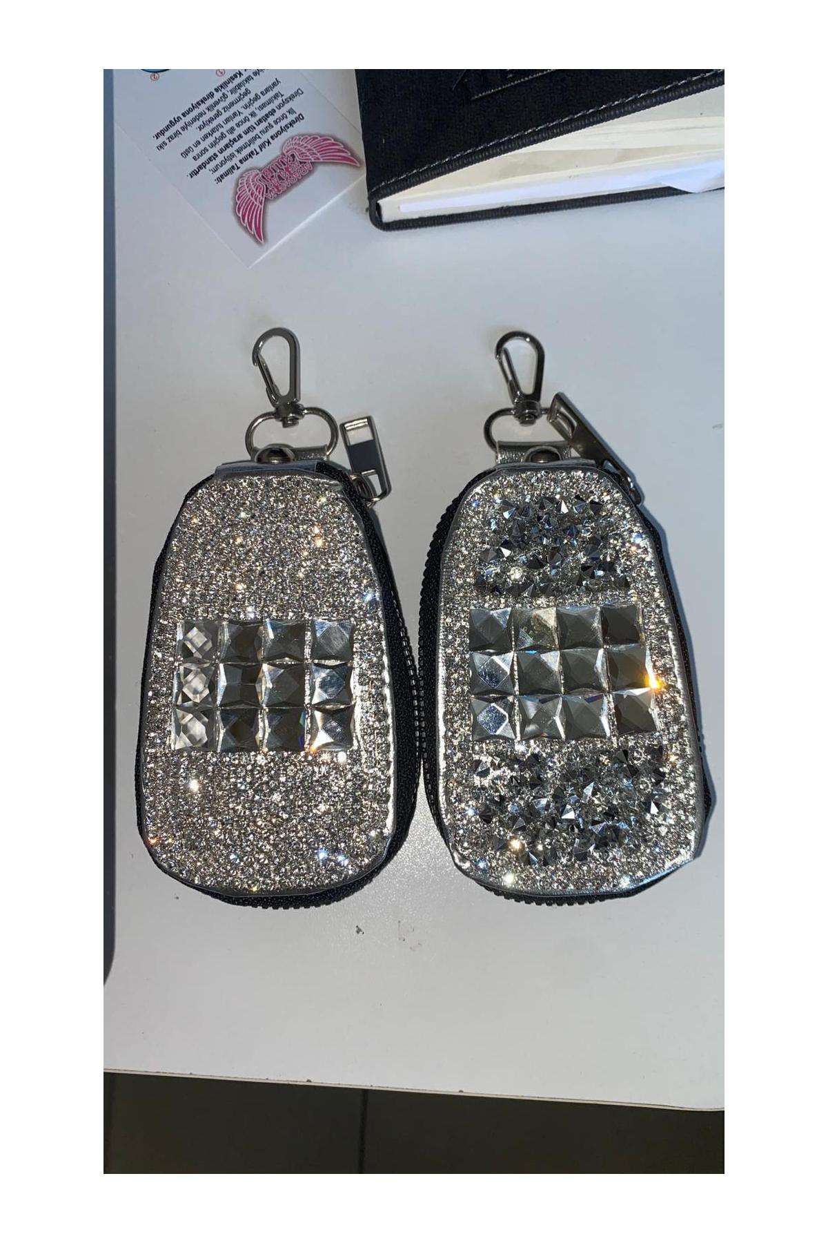 Swarovski Taşlı cüzdan Anahtarlık