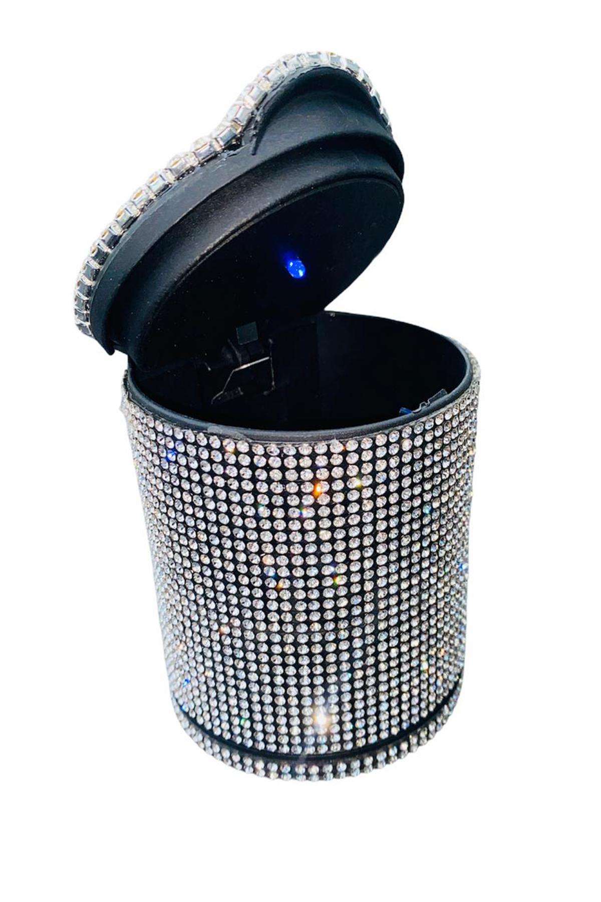 Swarovski Taşlı Led Işıklı Araba Küllük