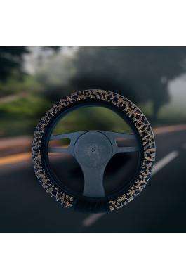 Leopar Model Cristal Taşlı Direksiyon Kılıfı (Peugeot Uygun)