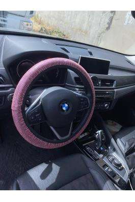 Pembe swarovski taşlı Direksiyon Kılıfı 35/40 cm tüm araçlara uygun