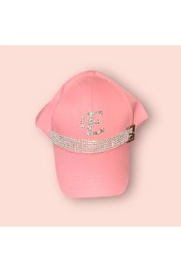 PEMBE TAŞLI HARFLİ ŞAPKA (İSTEDİĞİNİZ HARFİ MESAJ ATIN,HER HARF MEVCUT)