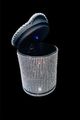 Swarovski Taşlı Led Işıklı Araba Küllük