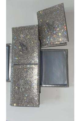 Swarovski Taşlı VS Logolu Ruhsat Kılıfı
