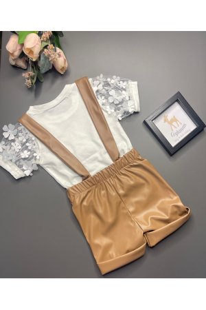 Canözkids Deri Slopet Short takım