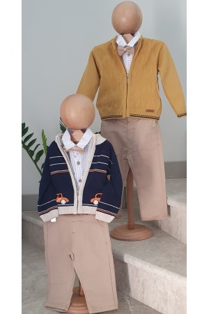 Togi Hırkalı Erkek Bebek Takım